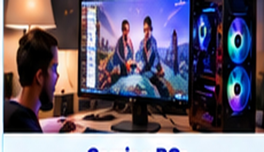 Gaming computer setup